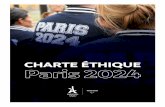 CHARTE ÉTHIQUE - FranceOlympique.com€¦ · Paris 2024 respecte le Code d’éthique du Comité International Olympique et les textes pris pour son application. Son action est notamment