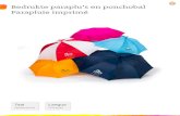 Bedrukte paraplu’s en ponchobal Parapluie imprimé ... Franais Parapluie imprimé Même sous la pluie, votre journée sera plus belle avec ces beaux parapluie. Nous avons 4 modèles