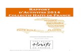 RAPPORT D'ACTIVITES 2014 COLLECTIF HAÏTI DE FRANCE activités_Collectif... · présenté à l'Assemblée Générale 18 avril 2015 | Paris . Rapport d'activités 2014 ... Pour informer