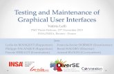 Testing and Maintenance of Graphical User Testing and Maintenance of Graphical User Interfaces Val£©ria
