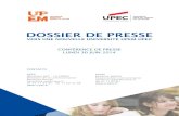 DOSSIER DE PRESSE · Texte de délibération des Conseils d’Administration de l’UPEM et de l’UPEC. L’UPEC et l’UPEM s’engagent dans le processus de création au 1er janvie