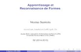 Apprentissage et Reconnaisance de Formesdac.lip6.fr/master/wp-content/uploads/2014/05/ARF-2014-cours1.pdf · Plan 1 Organisation de l’UE 2 Introduction 3 Les problematiques g` en´