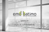 COVID-19 PLAN DE CONTINGENCES - Groupe EMD BATIMO · EMD-Batimo – Gestion de crise. LES 5 « C» du Leadership. Voici les . 5 C du leadership en cas de crise ou de ralentissement