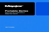 Maxtor M3 Portable User Manual-FR E01 19 12 2015 ... M3 Portable (82mm x 17.6mm x 110.6mm) 3TB / 4TB (82mm x 19.85mm x 118.2mm) USER MANUAL External Hard Drive Portable Series Spécifications