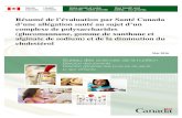 Résumé de l’évaluation par Santé Canada d’une allégation ... · Cependant, aucune observation n’a été faite à l’appui d’un effet hypocholestérolémiant de PGXMD