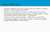 Actions 2RCE 2018 - RESINFO · Actions 2RCE 2018 Copil : 2RCE, 2RCE-Cassis – Départ en retraite de Françoise Gazelle, remplacée par Ernest CHIARELLO Participation à l’ANF