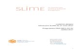 CR-seminaire SLIME 2017 V2-1...6 3. Ateliers - Forum ouvert Le forum ouvert de l’après-midi a permis aux participants d’identifier de nombreux sujets de travail et d’échanges,