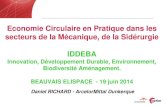 Economie Circulaire en Pratique dans les secteurs de la …iddeba.cci-oise.fr/wp-content/uploads/2013/06/Economie... · 2014-06-26 · en collaboration avec le CETIM NORD, TEAM2,