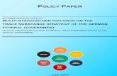 MULITI-STAKEHOLDER DIALOGUE ON THE TRACE SUBSTANCE ... · PDF file and the proposal of a package of strategies and measures suited to addressing trace substances at nationwide level.