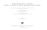 PROTEIN AND POLYPEPTIDE HORMONES · PROTEIN AND POLYPEPTIDE HORMONES PROCEEDINGS OF THE INTERNATIONAL SYMPOSIUM LIEGE, MAY 19-25, 1968 Honorary President M. DUBUISSON Rector of the