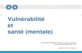 1 Vulnérabilité et - Sciencesconf.org · seuil de bien-être socialement acceptable (seuil de pauvreté, critères de qualité de vie, échelles de condition sociale, santé mentale)