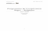 Programme de coopération 2017-2020 - La Belgique au Niger · civile. Cette analyse prend en compte les résultats issus de la cartographie des organisations de la société civile
