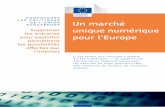 LES POLITIQUES EUROPÉENNE DE L’UNION Un marché unique ... · comporte un ensemble de seize nouvelles lois et mesures. La Commission soumettra des propositions ... les consommateurs