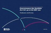 Gouvernance des Sociétés du CAC 40 et du SBF 120 · La privatisation de certaines grandes entreprises au sein desquelles l’Etat possède des parts (ADP, Engie ou La Française