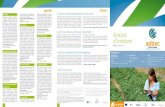 à vous d’innover - Aditec · • Atlas agroalimentaire suivants : ingénierie, mesures, régulation, pilotage, énergies p. 4 & 5 brèves p. 6 • Nouvelles opportunités de valorisation