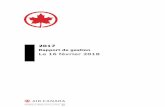Le 16 février 2018 - Air Canada · Fréquences des appareils (en milliers) 138,4 136,7 1,3 569,6 565,5 0,7 Longueur d’étape moyenne (en milles)6) 1 666 1 592 4,6 1 702 1 623 4,8