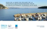 SUIVI DE LA MISE EN OEUVRE DE LA STRATÉGIE … · Méditerranéenne pour le Développement Durable (SMDD), sont destinées à fournir une première réponse à la question : L’objectif