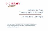 Industrie du futur Transformations du travail Le cas de la ...homepages.laas.fr › michel › 20180131_Atelier-SYCYPH › ... · la qualité, de l’innovation et du déploiement