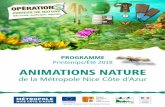 de la Métropole Nice Côte d’Azur · Le réseau européen Natura 2000 a pour ambition de concilier les activités humaines et les engagements pour la biodiversité. La Métropole