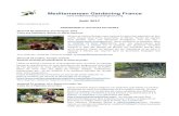 Mediterranean Gardening France · L'article de Peter Dinning figurant dans le bulletin d'information de juin sur la visite du jardin des Potters mentionne l'utilisation de l'acide