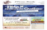 Municipalité de Calixa-Lavallée - VENEZ CÉLÉBRER EN GRAND … › wp-content › uploads › 2019 › 06 › oiseau... · 2019-06-09 · 4 •L’OISEAU-MOUCHE JUIN 2019 FÊTE