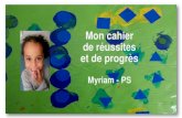 Mon cahier de réussites...Février 2016 -Myriam commence à dire la suite orale des mots-nombres, de un en un, à partir de un et jusqu’à 12. -Elle réussit à associer les nombres