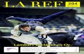 LA REF 204 - FFE · Clubs LA REF N°204 - octobre 2018 5 Edito Retrouvez en performances et en photos l’essentiel des Jeux Equestres Mondiaux avec un gros plan sur la médaille