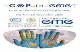 COP in - EME › wp-content › uploads › 2016 › 10 › COP... · 2016-11-24 · Les COP TROTTER investissent la MedCop - Tanger du 17 au 19 juillet 2016 - - Marrakech MedDay