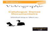 Catalogue Danse Documentaire - Strasbourg · Sortie en 1988 - Petit lexique des rapports du corps et de l'espace en danse classique et moderne. Une courte séquence où l'on voit