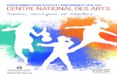 PROGRAMMES POUR ÉLÈVES ET ENSEIGNANTS 2010-2011 …nac-cna.ca/pdf/education/nac_school_1011_f.pdf · ★Lors d’un spectacle de danse ou de théâtre, applaudissez lorsque le rideau