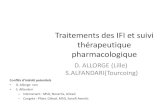 Traitements des IFI et suivi thérapeutique pharmacologique · pratique •Jusu’à la fin des années 80 –Amphotérine B seule •Années 90 –Fluconazole –Itraconazole –Amphotéricine