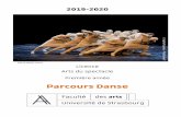 Première année Parcours Danse - unistra.fr › uploads › media › LG_L1_danse_19_20_docx_0… · 1 TD Renforcement disciplinaire (pratiques théâtre et danse/ 6 groupes) AR3PBM60
