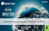 Veremes - Solutions de traitement de données - Conférence FME … · 2018-06-07 · Cadrage Ambition Cadre national, spécifications concertées, démarche partenariale, initiative