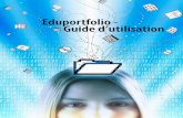 Eduportfolio - Guide d’utilisation · 2012-02-17 · • Ajouter une bibliographie, un document, une vidéo ou une section dans le contenu principal Si vous désirez ajouter une