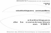 statistiques de la construction en 1981temis.documentation.developpement-durable.gouv.fr/pj/... · 2009-09-07 · prochaines publications. Il s'agira ici de la construction en France