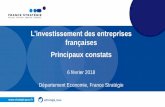 L’investissement des entreprises - strategie.gouv.fr · (rév. 2014/SEC 2010 : R&D, logiciels et bases de données, etc.) -et autres immatériels (design/pub/recherche en marketing,