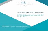 DOSSIER DE PRESSE - Notaires de France...DOSSIER DE PRESSE Présentation du nouveau Bureau du Conseil supérieur du notariat 2016 - 2018 CONTACTS PRESSE : Caroline GAFFET - 01 44 90