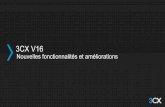 3CX V16 - belgium-voip.be Presentation_FR.pdf · Un petit pas pour 3CX… un grand pas pour la communication ... Inclus dans 3CX sans frais. 3CX Live Chat & Talk : Comment ça marche