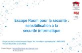 Escape Room pour la s£©curit£© : sensibilisation £  la ... Escape Room pour la s£©curit£© : sensibilisation