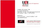 UNI Poste & Logistique tient son engagement d’aller de l ... · par FNPT/UMT au Maroc. Avant la fin de 2010, UNI Poste & Logistique doit atteindre à tout prix l’objectif de conclure