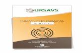 Le catalogue des formations de l'URSAVS 2016-2017Le développement psychosexuel et le psychotrauma Méthodes pédagogiques : Vignettes cliniques, diaporama, brainstorming, exposés
