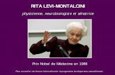 RITA LEVI-MONTALCINI, NEURÓLOGA · RITA LEVI-MONTALCINI physicienne, neurobiologiste et sénatrice. Prix Nobel de Médecine en 1986 . Pour un confort de lecture faites dérouler