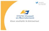 Wi+ﬁ:( SyntecVisiteur( Code:visiteur148 · Bilan 2015 & Perspectives 2016 du recrutement des cadres en France. #ConfSCR(Wi+ﬁ:( SyntecVisiteur(Code:visiteur148 Rapport d’activité