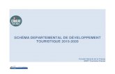 SCHÉMA DEPARTEMENTAL DE DÉVELOPPEMENT TOURISTIQUE … · Schéma Départemental de Développement Touristique de la Creuse 2015-2020 - Page 3 sur 37 PROPOS LIMINAIRES Organisation