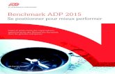 Benchmark ADP 2015 · troisième publication du Benchmark ADP, le coût de gestion d’un salarié s’est encore dégradé. Il est, cette année, supérieur de plus de 10 % à celui