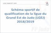 Schéma sportif de qualification de la ligue du Grand Est de Judo … · 2019-02-15 · MIN/CAD1 Stage MIN/ PE LGEJ+BFC +AURA COUPE FRANCE INDIV Coupe LGEJ TRN Amnéville MIN (Avec