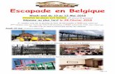Escapade en Belgique - amicaleporschistesnormandie des flyers... · 2018-01-30 · Escapade en Belgique Week-end du 10au 13 Mai 2018 Attention les places sont limitées (25 voitures