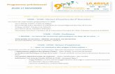 Programme prévisionnel - GEOPAL · 2016-10-06 · Programme prévisionnel JEUDI 17 NOVEMBRE 14h15 – 15h00 : Conférence « Observer la circulation des données géographiques pour
