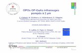 eu OPOs OP-GaAs infrarouges . ppp µompés à 2 µm w C. Kieleck, …cmdo.cnrs.fr/IMG/pdf/Kieleck_OPO_OP-GaAs_pompes_par... · 2016-04-04 · eu w ww.isl OPOs OP-GaAs infrarouges