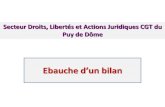 Secteur Droits, Libertés et Actions Juridiques CGT du Puy ...€¦ · REBSAMEN (2015), loi travail (2016) Démolition des garanties individuelles et collectives Nouvelle réécriture
